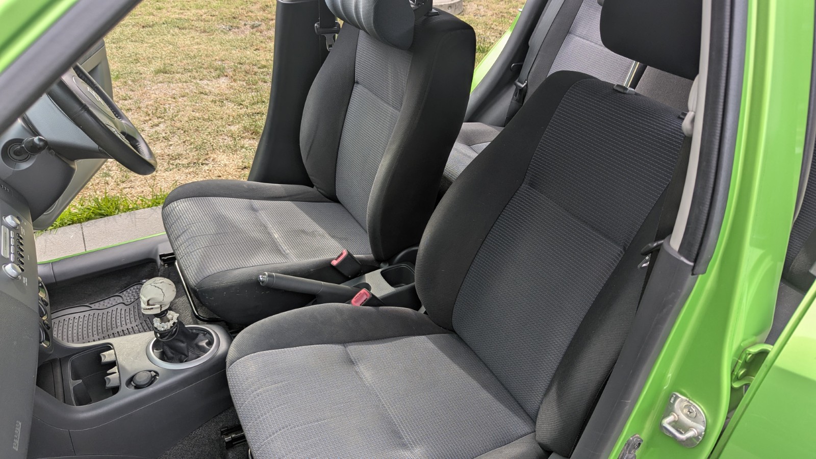 Suzuki Swift front left interior cleaned